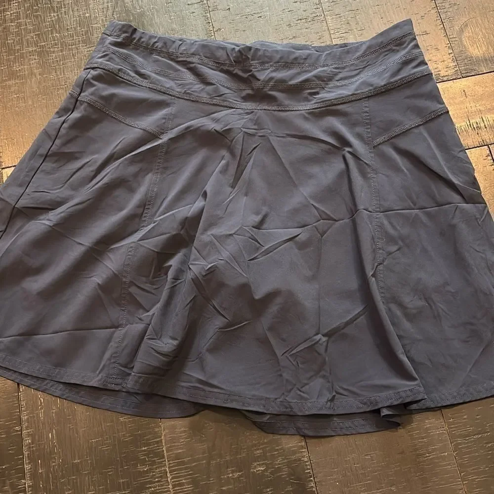 Athleta All Day Skort June All Day Short Navy Blue Size 10 Athletic Tennis Skirt